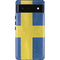 Sweden Flag Distressed Pixel Cases